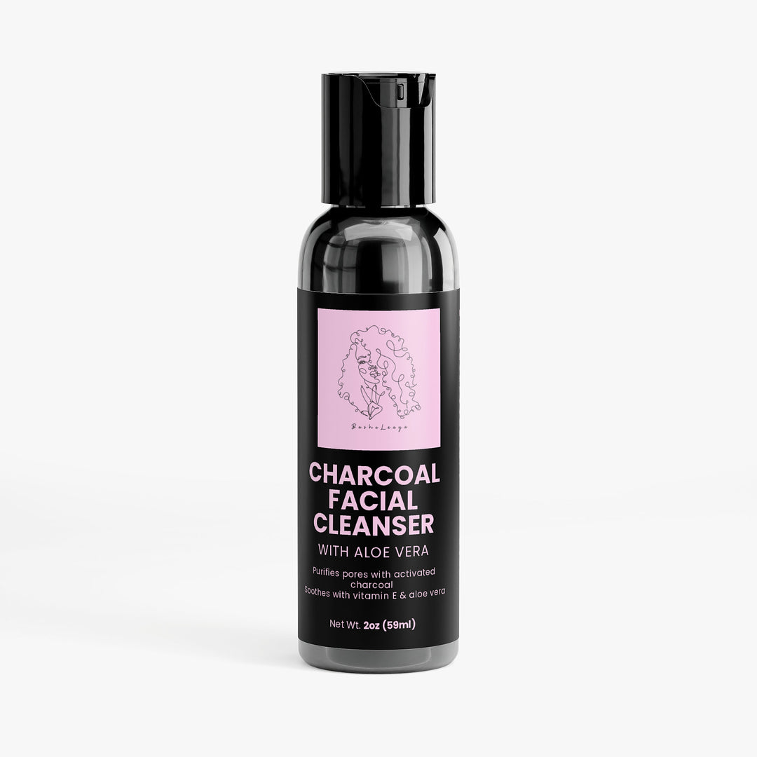Charcoal Facial Cleanser – Deep Daily Detox Cleanse – Bashe Leaya